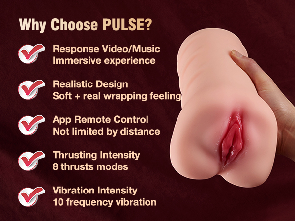 PULSE - APP-Controlled Electric Pocket Pussy
